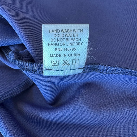 NWT Altar'd State Navy V-neck Cross Front Dress Size Small Cocktail Wedding - Picture 9 of 9